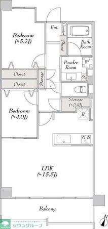 ルミークアン本郷の物件間取画像